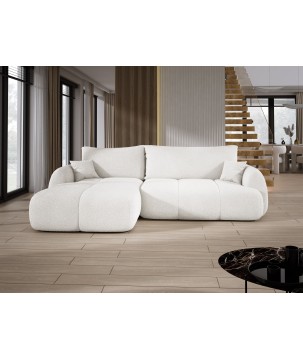 Narożnik COCO z funkcją spania poduszkami i pojemnikiem Now Or Never 01 DOMOHOME