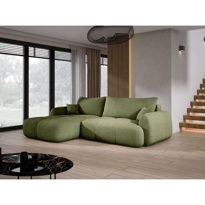 Narożnik COCO z funkcją spania poduszkami i pojemnikiem Now Or Never 38 DOMOHOME