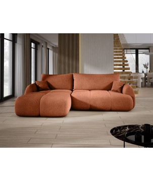 Narożnik COCO z funkcją spania poduszkami i pojemnikiem Now Or Never 56 DOMOHOME