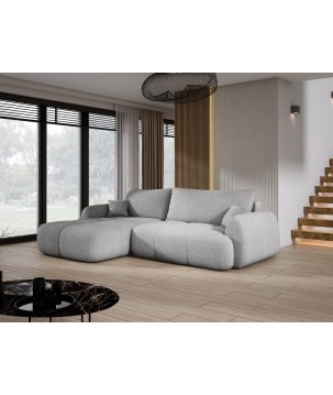 Narożnik COCO z funkcją spania poduszkami i pojemnikiem Now Or Never 83 DOMOHOME