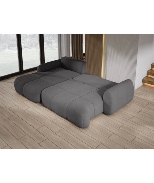 Narożnik COCO z funkcją spania poduszkami i pojemnikiem Now Or Never 92 DOMOHOME