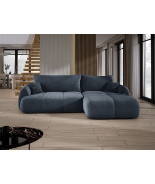 Narożnik COCO z funkcją spania poduszkami i pojemnikiem Cloud 97 DOMOHOME