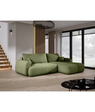 Narożnik COCO z funkcją spania poduszkami i pojemnikiem Now Or Never 38 DOMOHOME