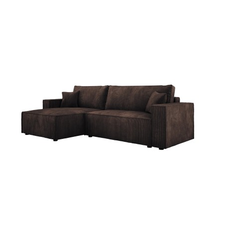 Narożnik POSO XL Lewostronny zestaw z poduszkami wolnostojący tkanina POSO 06 WERSAL