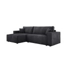 Narożnik POSO XL Lewostronny zestaw z poduszkami wolnostojący tkanina POSO 34 WERSAL