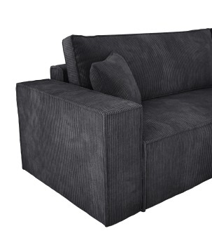 Narożnik POSO XL Lewostronny zestaw z poduszkami wolnostojący tkanina POSO 34 WERSAL