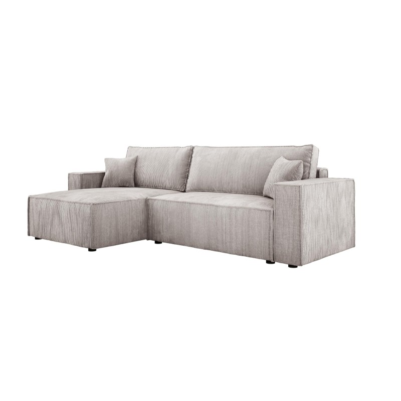 Narożnik POSO XL Lewostronny zestaw z poduszkami wolnostojący tkanina POSO 100 WERSAL