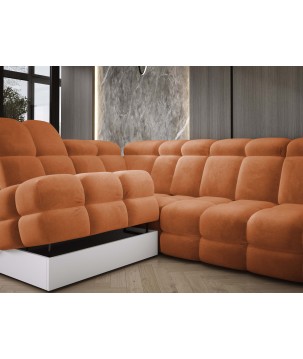 Narożnik TOLLO L Lewostronny Elektryczna regulacja Salvador 08 WERSAL