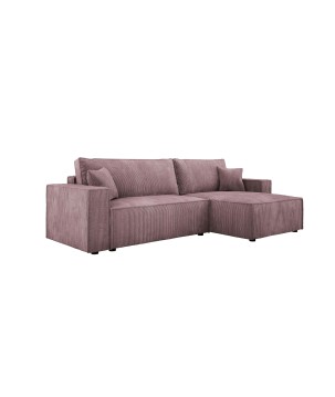 Narożnik POSO XL Prawostronny zestaw z poduszkami wolnostojący tkanina POSO 27 WERSAL