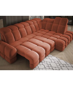 Narożnik TOLLO L Prawostronny Elektryczna regulacja Salvador 07 WERSAL