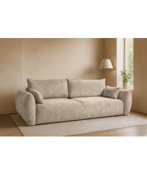 Sofa Kanapa SAPHIRE 3 osobowa wolnostojąca w tkaninie FLOW 03