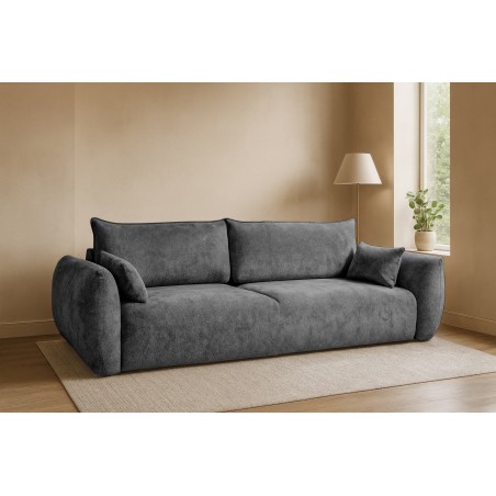 Sofa Kanapa SAPHIRE 3 osobowa wolnostojąca w tkaninie FLOW 21