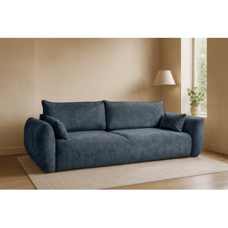 Sofa Kanapa SAPHIRE 3 osobowa wolnostojąca w tkaninie FLOW 22