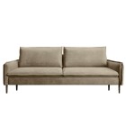 SOFA GLOSSY z funkcją spania i pojemnikiem,wolnostojąca w tkaninie APHRODITE 04 WERSAL