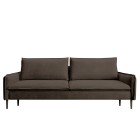 SOFA GLOSSY z funkcją spania i pojemnikiem,wolnostojąca w tkaninie APHRODITE 07 WERSAL