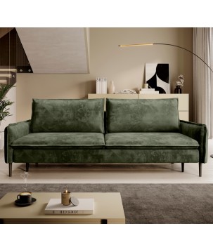 SOFA GLOSSY z funkcją spania i pojemnikiem,wolnostojąca w tkaninie APHRODITE 12 WERSAL