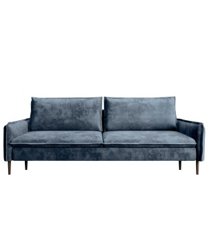 SOFA GLOSSY z funkcją spania i pojemnikiem,wolnostojąca w tkaninie APHRODITE 15 WERSAL