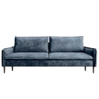 SOFA GLOSSY z funkcją spania i pojemnikiem,wolnostojąca w tkaninie APHRODITE 15 WERSAL