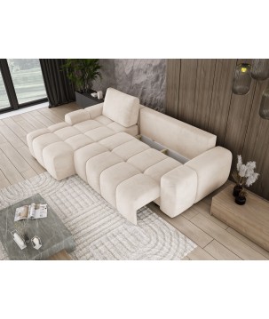 Narożnik MAILO funkcja spania DL z pojemnikiem SALVADOR 01 WERSAL