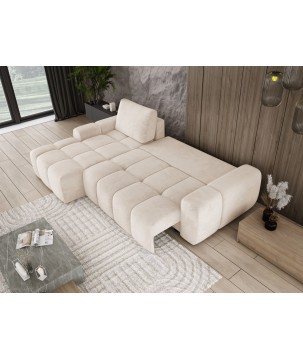 Narożnik MAILO funkcja spania DL z pojemnikiem SALVADOR 01 WERSAL