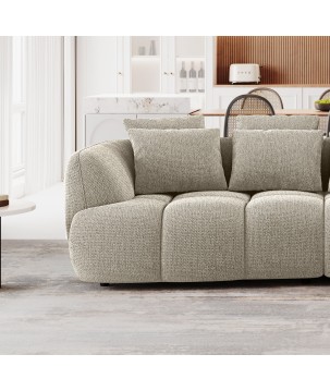 SOFA Kanapa BESSO wolnostojąca w tkaninie ARTICO 04