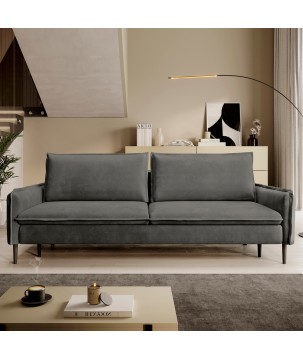 SOFA GLOSSY z funkcją spania i pojemnikiem,wolnostojąca w tkaninie APHRODITE 22 WERSAL