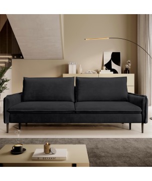 SOFA GLOSSY z funkcją spania i pojemnikiem,wolnostojąca w tkaninie APHRODITE 23 WERSAL