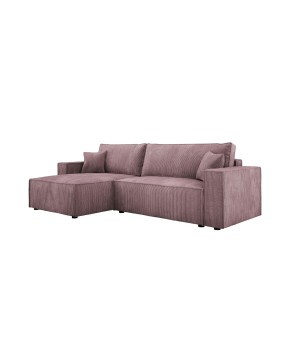 Narożnik POSO XL Lewostronny zestaw z poduszkami wolnostojący tkanina POSO 27 WERSAL