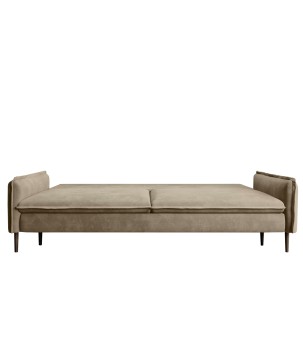 SOFA GLOSSY z funkcją spania i pojemnikiem,wolnostojąca w tkaninie APHRODITE 04 WERSAL