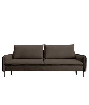 SOFA GLOSSY z funkcją spania i pojemnikiem,wolnostojąca w tkaninie APHRODITE 07 WERSAL