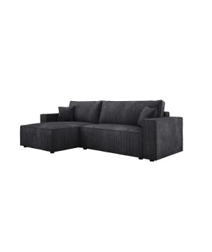 Narożnik POSO XL Lewostronny zestaw z poduszkami wolnostojący tkanina POSO 34 WERSAL