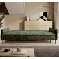 SOFA GLOSSY z funkcją spania i pojemnikiem,wolnostojąca w tkaninie APHRODITE 12 WERSAL