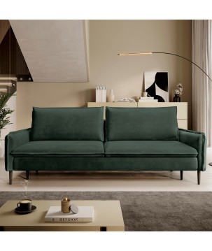 SOFA GLOSSY z funkcją spania i pojemnikiem,wolnostojąca w tkaninie APHRODITE 13 WERSAL