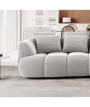 SOFA Kanapa BESSO wolnostojąca w tkaninie ARTICO 03