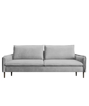 SOFA GLOSSY z funkcją spania i pojemnikiem,wolnostojąca w tkaninie APHRODITE 19 WERSAL