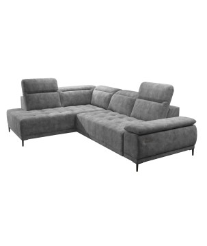 Narożnik FOCUS L z elektryczną regulacją siedziska Lewostronny w tkaninie Promocyjnej SALVADOR 14 WERSAL