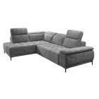 Narożnik FOCUS L z elektryczną regulacją siedziska Lewostronny w tkaninie Promocyjnej SALVADOR 14 WERSAL