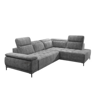 Narożnik FOCUS L z elektryczną regulacją siedziska Prawostronny w tkaninie Promocyjnej SALVADOR 14 WERSAL