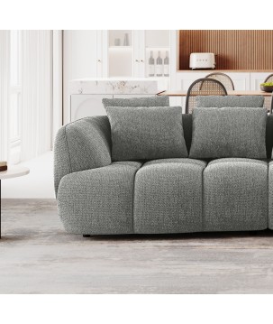 SOFA Kanapa BESSO wolnostojąca w tkaninie ARTICO 05