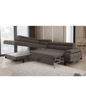 Narożnik SELVA L z funkcją spania i pojemnikiem AUSTIN 05 WERSAL