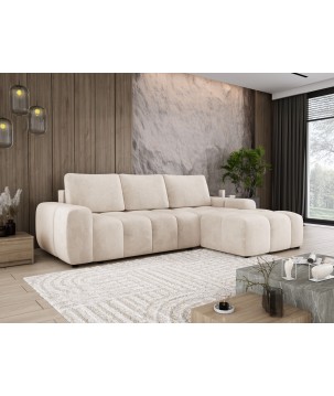 Narożnik MAILO funkcja spania DL z pojemnikiem SALVADOR 01 WERSAL