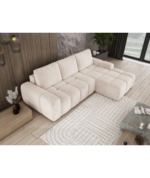 Narożnik MAILO funkcja spania DL z pojemnikiem SALVADOR 01 WERSAL