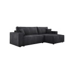 Narożnik POSO XL Prawostronny zestaw z poduszkami wolnostojący tkanina POSO 34 WERSAL