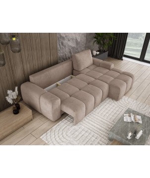 Narożnik MAILO funkcja spania DL z pojemnikiem SALVADOR 03 WERSAL