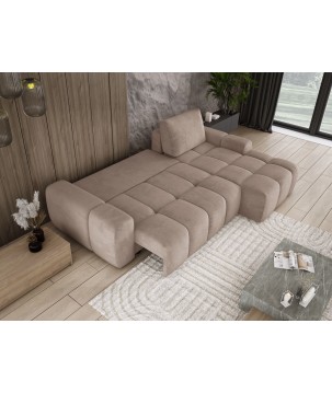 Narożnik MAILO funkcja spania DL z pojemnikiem SALVADOR 03 WERSAL