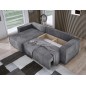 Narożnik POSO XL Prawostronny zestaw z poduszkami wolnostojący tkanina POSO 60 WERSAL