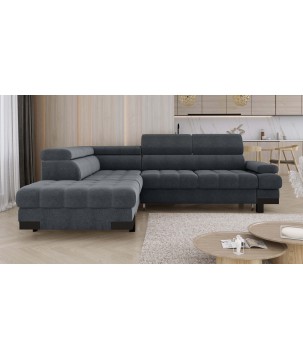 Narożnik SELVA L z funkcją spania i pojemnikiem AUSTIN 19 WERSAL