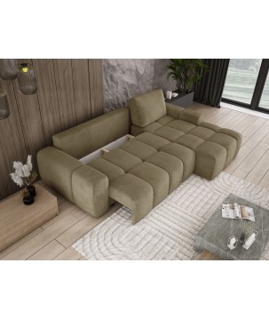 Narożnik MAILO funkcja spania DL z pojemnikiem SALVADOR 10 WERSAL