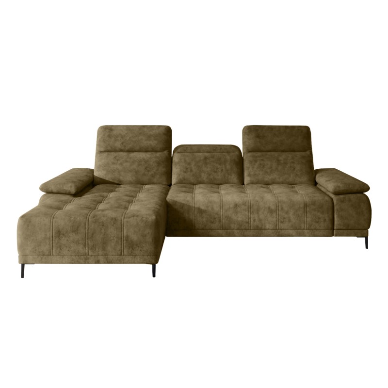 Narożnik FOCUS S z elektryczną regulacją siedziska w tkaninie Promocyjnej SALVADOR 10 WERSAL