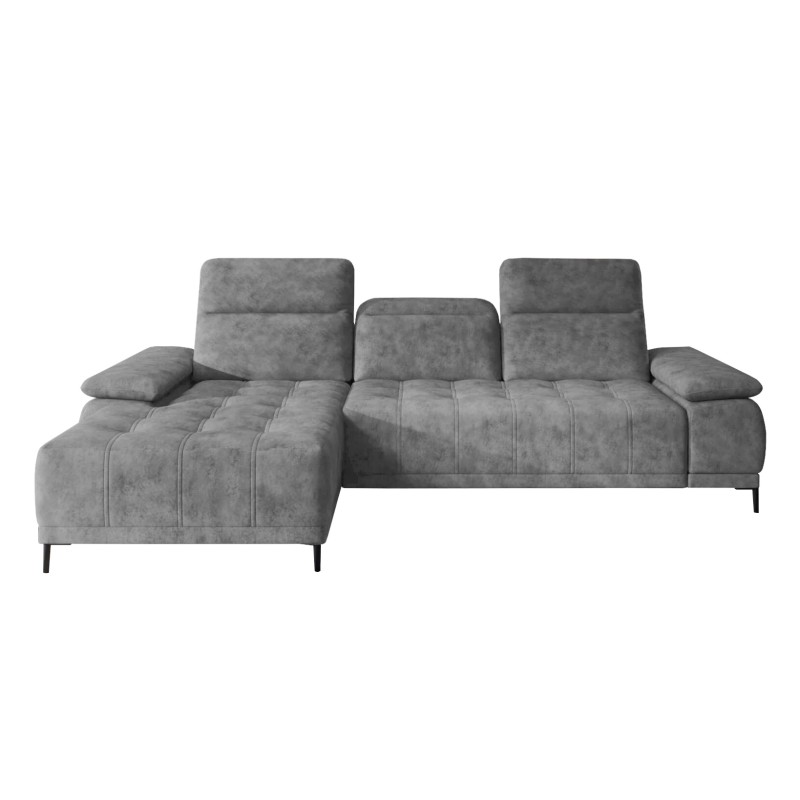 Narożnik FOCUS S z elektryczną regulacją siedziska w tkaninie Promocyjnej SALVADOR 14 WERSAL